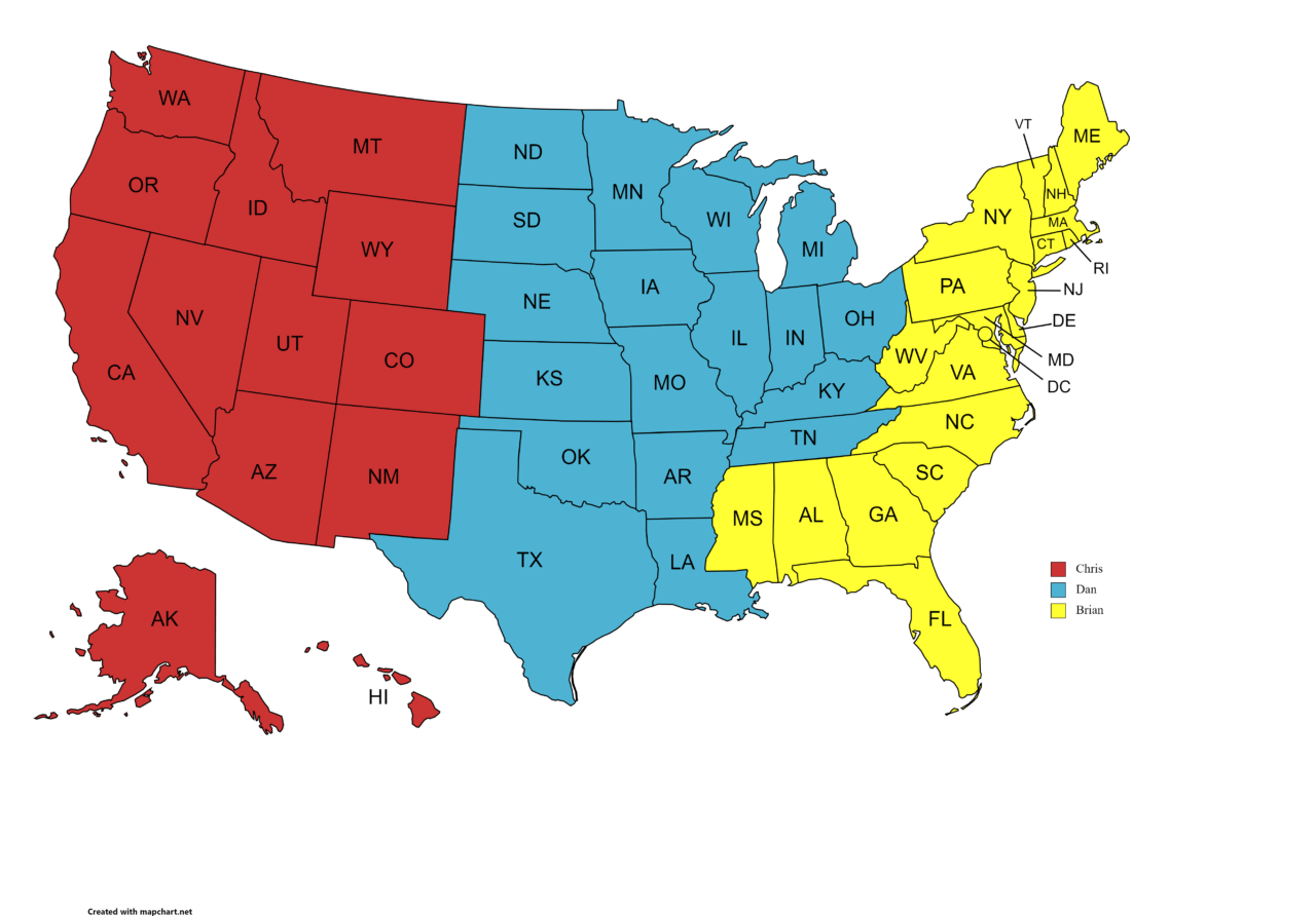 Sales Territories 8-31-22